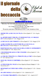 Mobile Screenshot of giornaledellabeccaccia.it